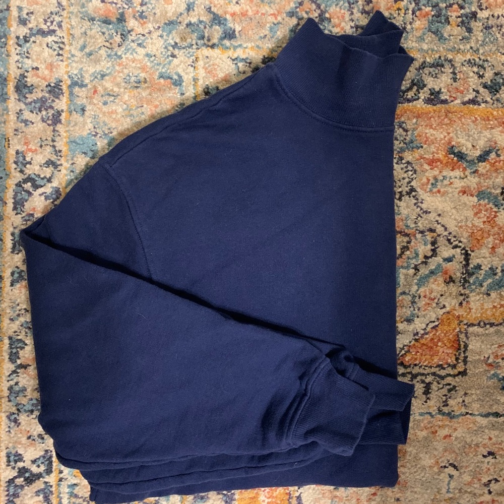 Topshop Oversized Mock Neck Sweatshirt Tunic